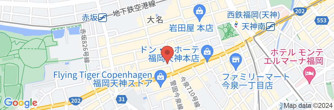 mizuka Daimyo 1 ‐unmanned hotel‐の地図