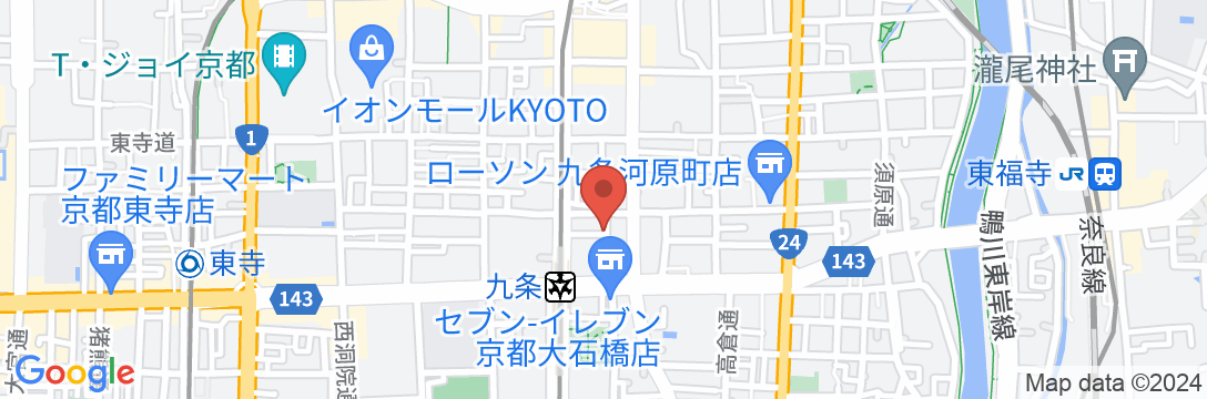 憩 京都駅南の地図
