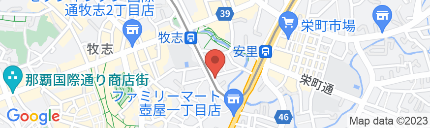 Mr.KINJOMiki24in牧志駅前の地図