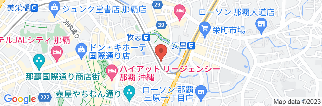 Mr.KINJOMiki24in牧志駅前の地図
