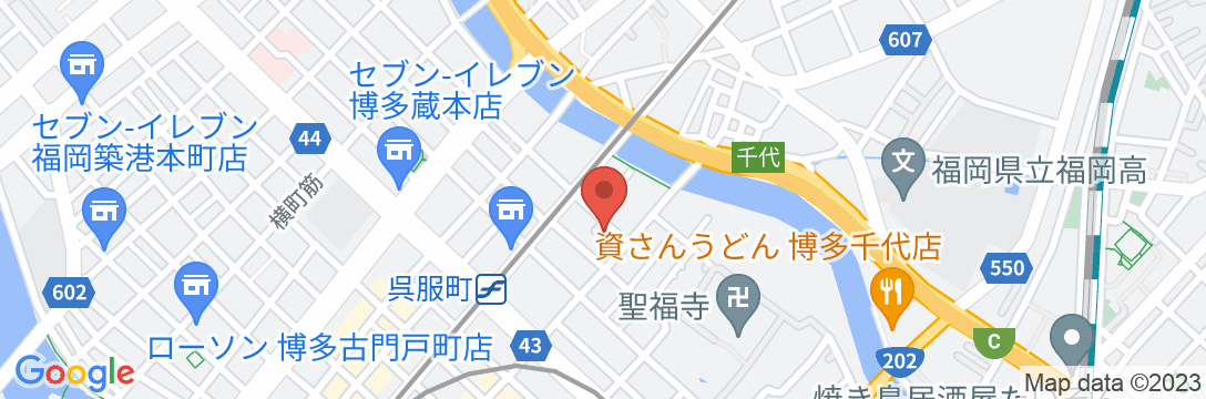 SYA HOTEL-上呉服町の地図