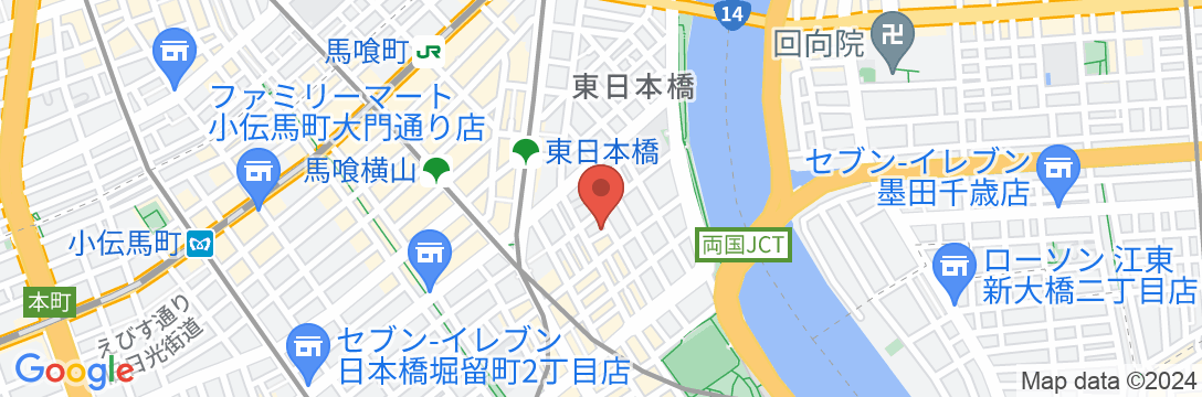 The Micro Museum Hostel Nihonbashiの地図