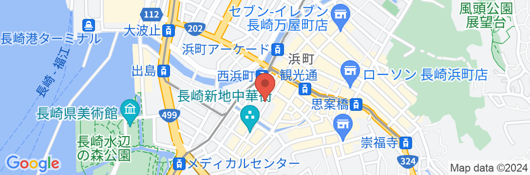 CANDEO HOTELS(カンデオホテルズ)長崎新地中華街の地図