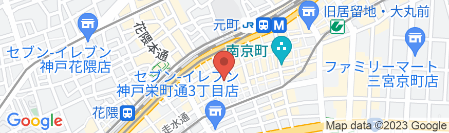 神戸プラザホテルウエストの地図