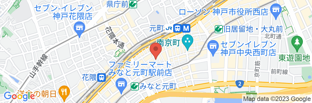神戸プラザホテルウエストの地図