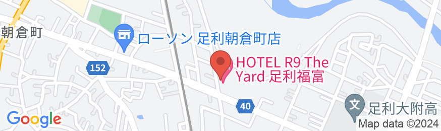 HOTEL R9 The Yard 足利福富の地図