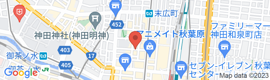NOHGA HOTEL AKIHABARA TOKYO(ノーガホテル 秋葉原 東京)の地図