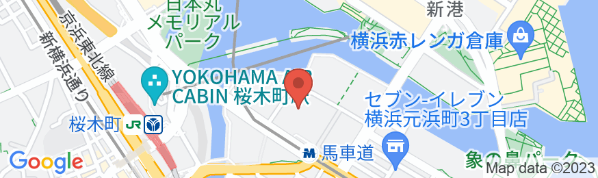 オークウッドスイーツ横浜の地図