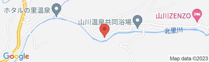 山川温泉 和数奇別邸 小杉庵/ASOGUNI グランピングの地図