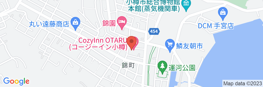 Cozy Inn OTARUの地図