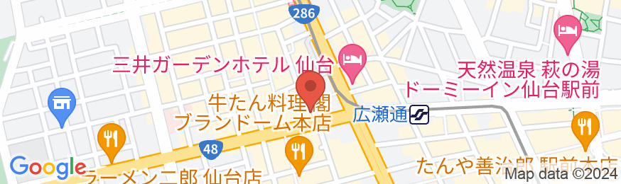 ダイワロイネットホテル仙台一番町 PREMIERの地図