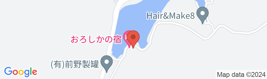 おろしかの宿<対馬>の地図