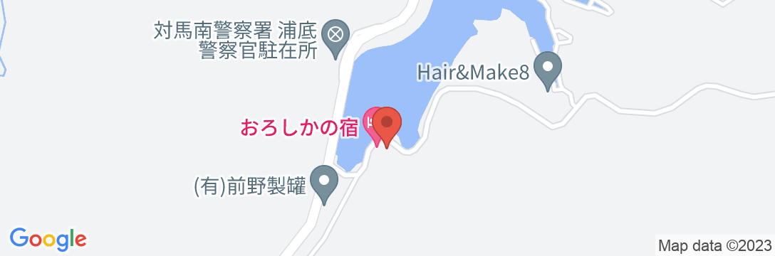 おろしかの宿<対馬>の地図