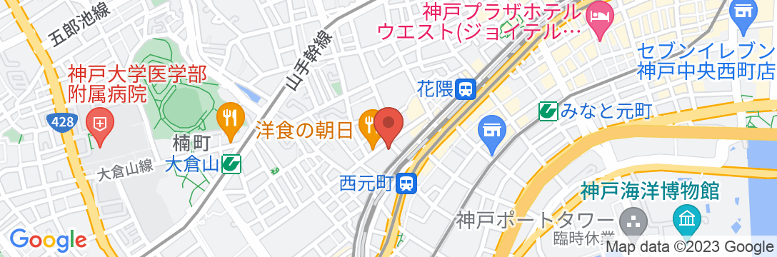 Ini.Kobe HOSTEL&CAFE/BARの地図