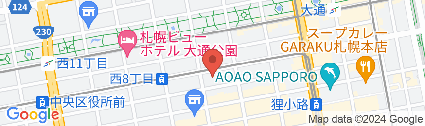 フィーノホテル札幌大通の地図