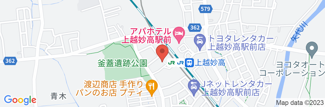 東横INN上越妙高駅西口の地図