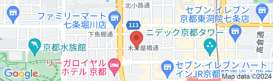 エムズホテル 京都駅KIZUYAの地図