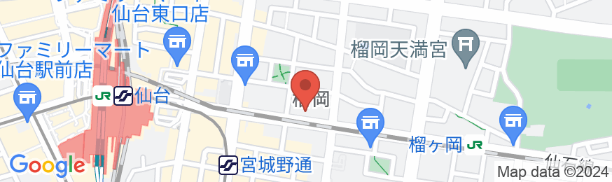 ホテルグランバッハ仙台の地図