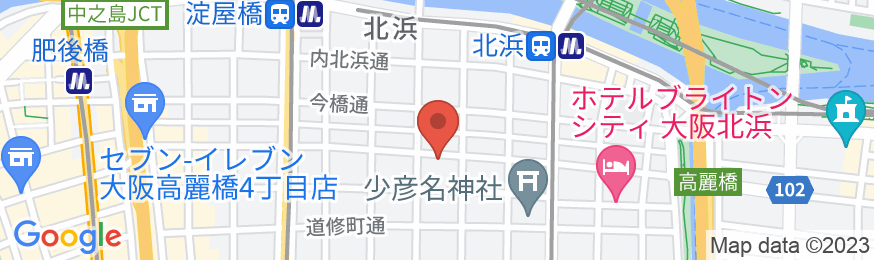 ホテルリソルトリニティ大阪の地図