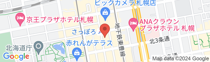 FORZA ホテルフォルツァ札幌駅前の地図