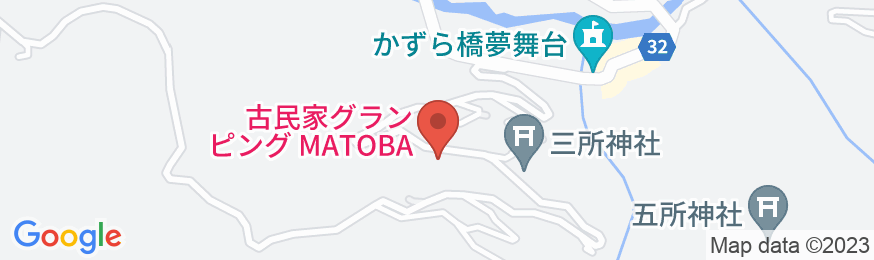 古民家グランピング MATOBAの地図