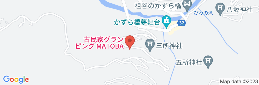 古民家グランピング MATOBAの地図