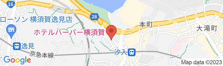 ホテル ハーバー横須賀の地図