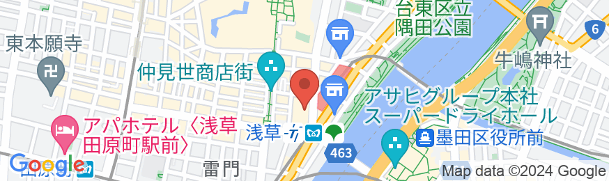浅草東武ホテルの地図
