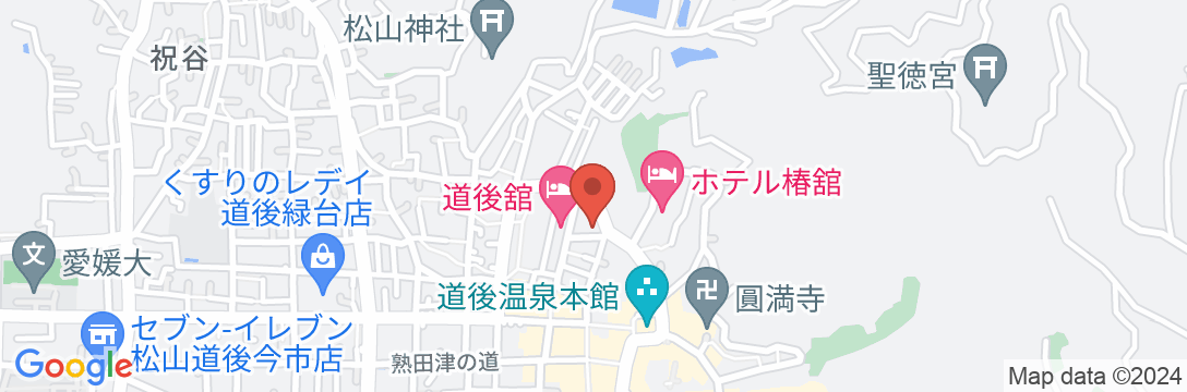 道後hakuroの地図