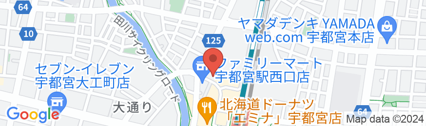 東横INN宇都宮駅前2の地図