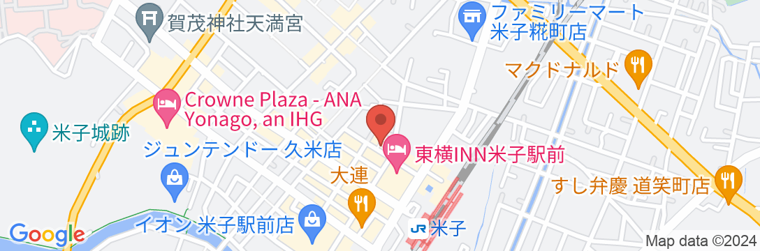 グリーンホテル米子の地図