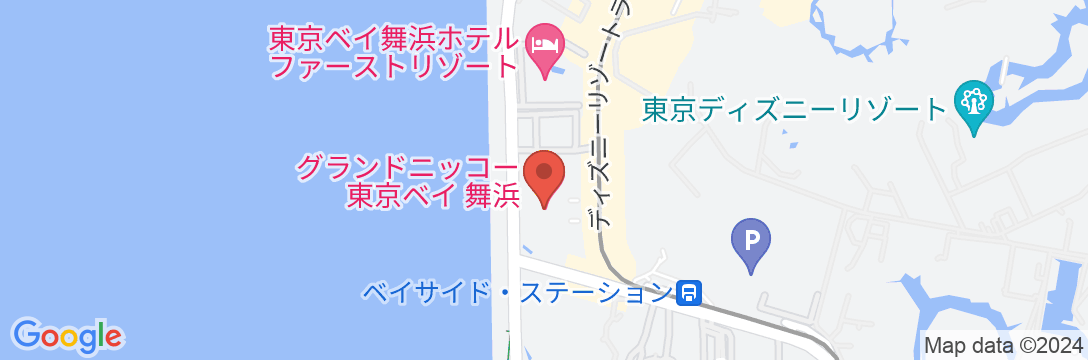 グランドニッコー東京ベイ 舞浜の地図