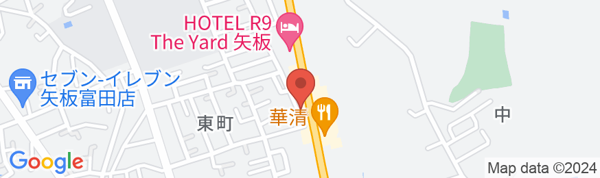 HOTEL R9 The Yard 矢板の地図