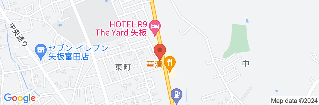 HOTEL R9 The Yard 矢板の地図