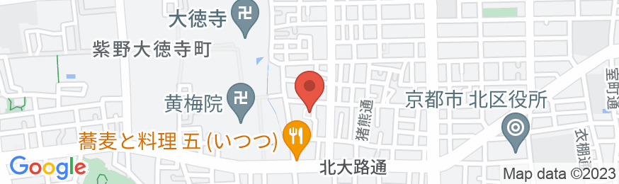 香柏 大徳寺前の地図