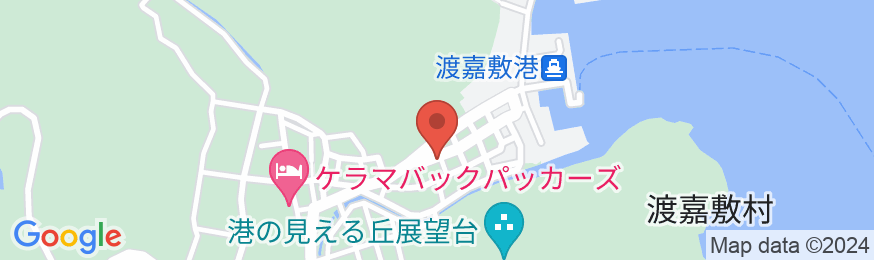 島あしび<渡嘉敷島>の地図