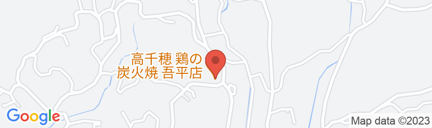 オートキャンプ場in高千穂の地図