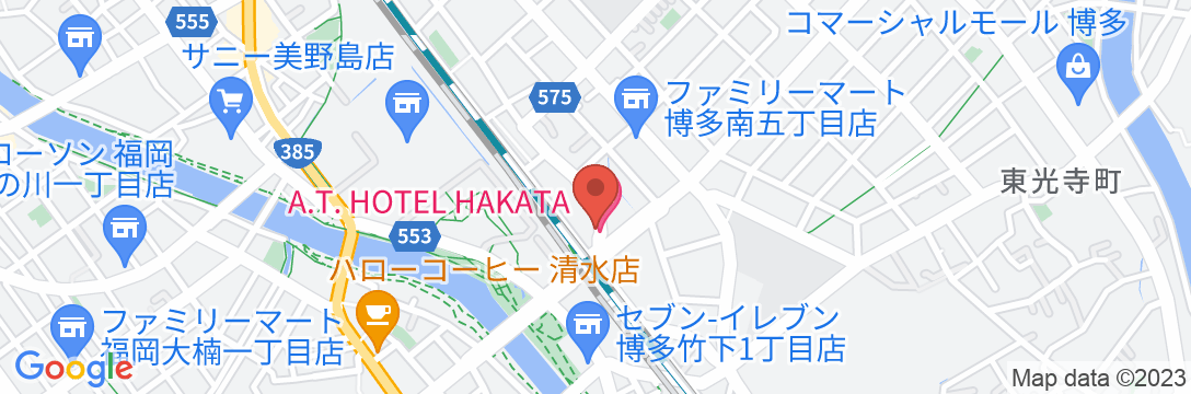 A.T.HOTEL HAKATAの地図