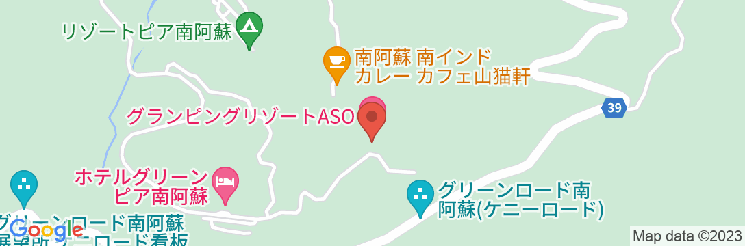 グランピングリゾートASOの地図