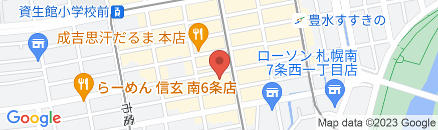 クインテッサホテル札幌すすきのの地図