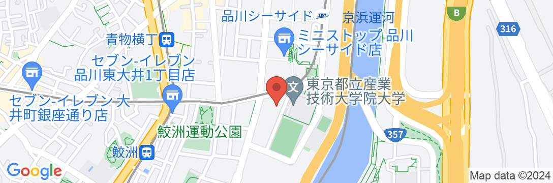 ワイヤーズホテル品川シーサイドの地図