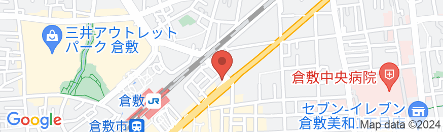 ホテルリブマックス岡山倉敷駅前の地図