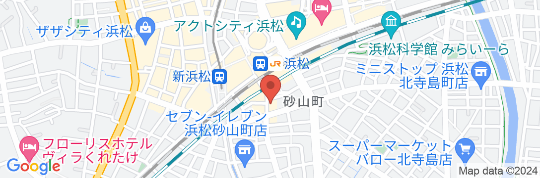 浜松ターミナルホテル本館の地図