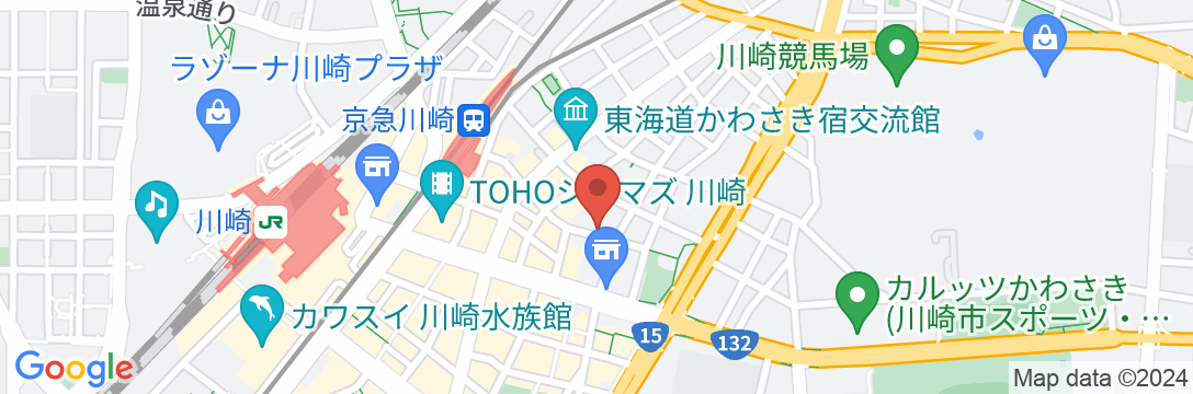 ホテル縁道の地図