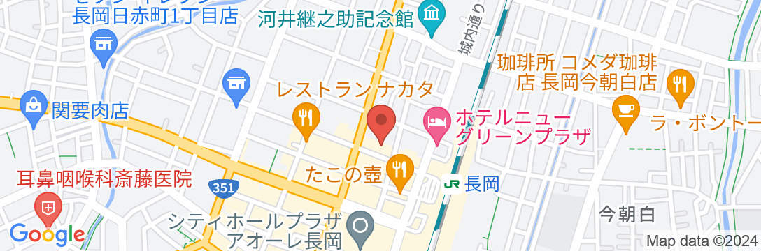 ゲストハウス長岡街宿の地図