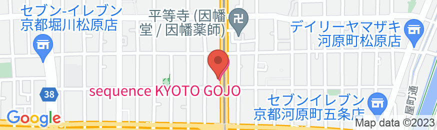 sequence KYOTO GOJOの地図