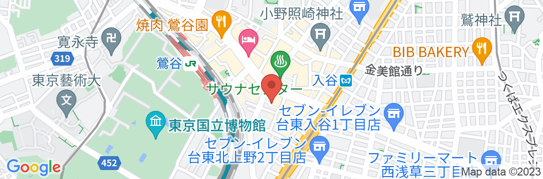 The Hideout Tokyoの地図
