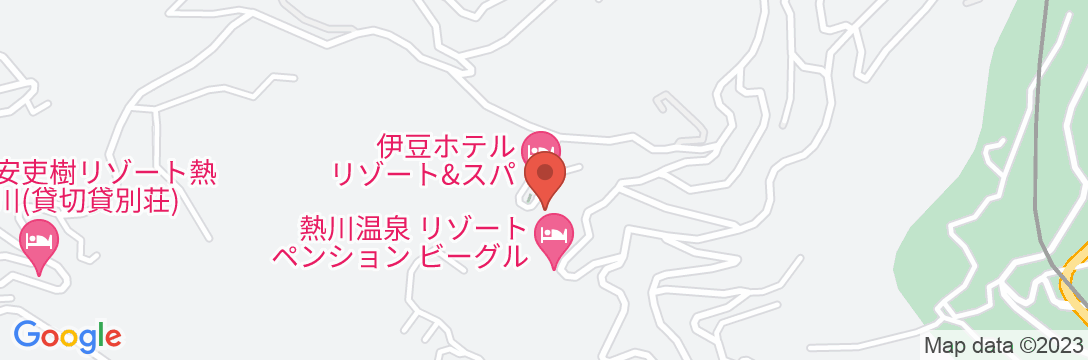 伊豆ホテル リゾート&スパの地図