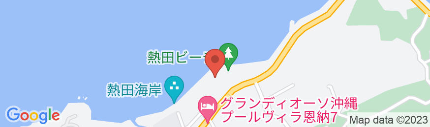 UMITO PLAGE The Atta Okinawaの地図