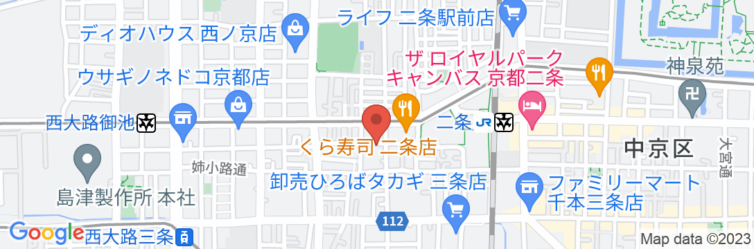 TABITABI STAY 月光町の地図